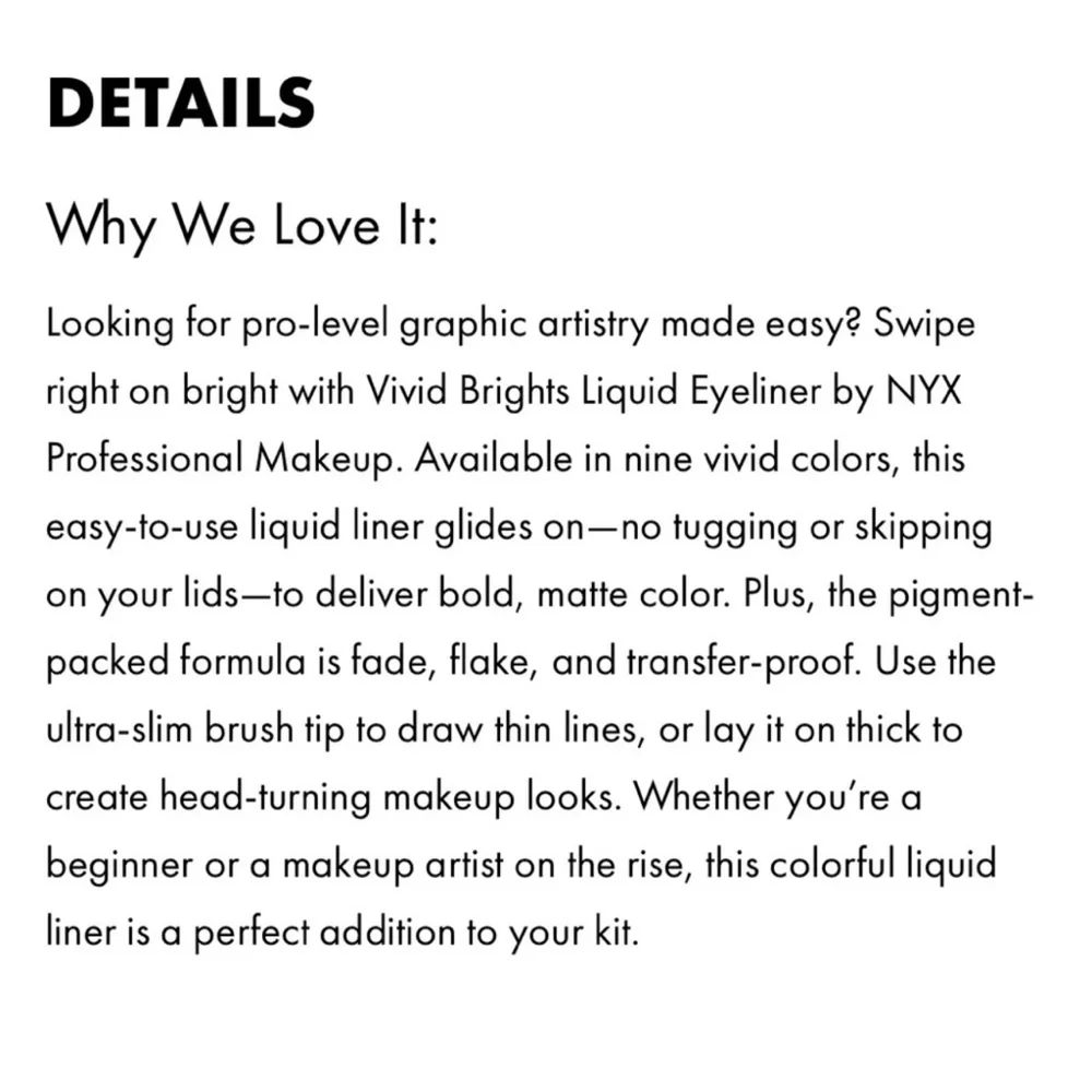 NYX unleash your